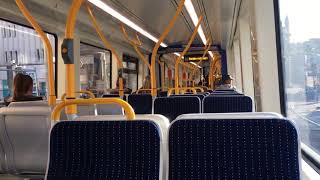 Citylink Stagecoach Sheffield TramTrain 399207 Ride From Castle Square To Fitzalan Square [upl. by Elenahc]