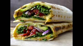 Grilled Zucchini Hummus Wrap [upl. by Baillie977]