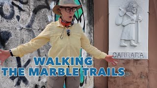 Walking to Rome on the Via Francigena 07 Marble Trails [upl. by Kelam]