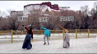 Tibetan new dance in Lhasa 2024 བྱ་ལ་ཁུ་གཡུ། [upl. by Danae]