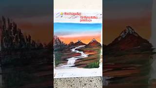 My first acrylic painting art shorts [upl. by Inahteb]