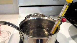 Testing Candy Thermometer for Accuracy [upl. by Annej]