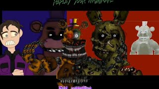 FnafDC2Full animation Replay your nightmareBy TryHardNinja [upl. by Kopans]