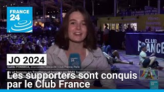 JO 2024  quotUne ambiance extraordinairequot les supporters sont conquis par le Club France [upl. by Aciamaj]