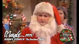 Maude quotThe Christmas Partyquot 15 of 25  Sitcom All Ye Faithful  A Christmas Podcast [upl. by Erialcyram]