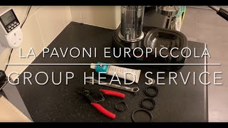 La Pavoni Europiccola Group Head Service [upl. by Yenaj11]