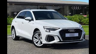 Brand New Audi A3 Sportback S Line Plugin Hybrid  Carlisle Audi [upl. by Htiduy]