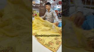 💥🎉quotलक्ष्मीपति की न्यू Yellow साड़ी हैंड वर्क डिजाइन के साथLaxmipati saree saree shorts fashion [upl. by Aniri349]