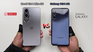 Oneplus Nord CE 4 Lite 5G vs Samsung Galaxy M34 5G  Speed Test [upl. by Nitsirc]