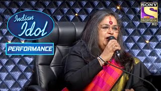 Usha जी के Dagala Lagali Kala ने मचाया धमाल  Indian Idol Season 10 [upl. by Ednew445]