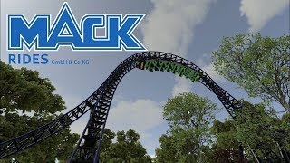 POV  Black Shadow  Mack Rides Multilaunch NoLimits2 [upl. by Alecram]