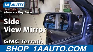 How to Replace Mirror 1014 GMC Terrain [upl. by Aekahs524]