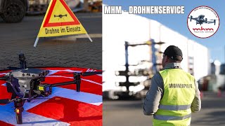 MHMDrohnenservice  MHMTechnikGmbH PVInspektion mit Wärmebilddrohne Rehkitzrettung Inspektion [upl. by Tamis345]