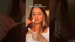 Lip liner ko hot water me dal ke try karo 😱 foryou beutyhack shakshishorts [upl. by Cox]