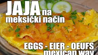 Recept za JAJA na meksički način Kako spremiti OMLET [upl. by Leoy]