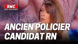 RN  un ancien policier de la Bac Nord candidat  Les Grandes Gueules [upl. by Holcman]