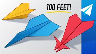 How to Make 3 EPIC Paper Airplanes that FLY FAR — Best Planes in the World — 60s Plane F31 Menace [upl. by Seldan]