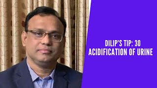 Dilips Tip 30 Acidification of Urine in Bengali  Dr Dilip [upl. by Atiuqat]