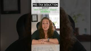 Pt 1 Pretax vs Posttax Deductions 💸 What’s the difference 🧐TerrysTaxTips TaxTok TaxTips [upl. by Odie]