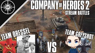 Greyshot117 takes on Team Dressel  Company of Heroes 2 Stream Battles [upl. by Camfort390]