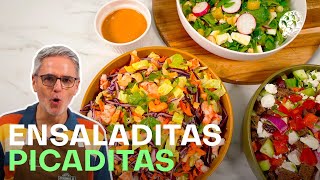 Tres ensaladas que también sirven para rellenar bocadillos tacos o pitas  EL COMIDISTA [upl. by Burrton]