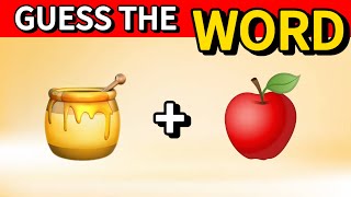 Guess the Word by Emoji। Emoji Quiz Challenge। [upl. by Constantine9]