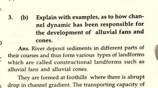 How channel dynamics are responsible for the development of Alluvial fan and cone [upl. by Aisile]