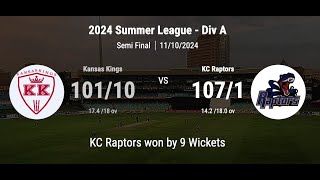 2024 Summer League  Div A Kansas Kings vs KC Raptors [upl. by Banquer]