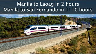 HIGH SPEED RAIL IN THE PHILIPPINES  Central and North Luzon FULL ALIGNMENT  updated version [upl. by Otit]