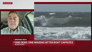 1 dead 1 missing after boat capsizes [upl. by Drape460]