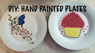 DIY Hand Painted Plates [upl. by Ottillia301]