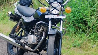 2 STROKE SILENCER IN CT 100ct100 with rx100 silencerfour stroke rx100  bajaj ct100 modify [upl. by Ayvid]