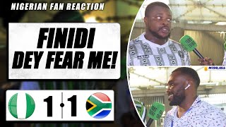 NIGERIA 11 SOUTH AFRICA NIGERIAN FANS REACTION  2026 FIFA WORLD CUP QUALIFIER HIGHLIGHTS [upl. by Salinas270]