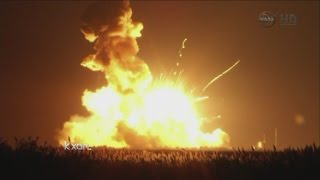 Rocket with UT satellite on board explodes [upl. by Naicad]