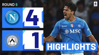 NapoliUdinese 41  Kvara back to scoring ways Goals amp Highlights  Serie A 202324 [upl. by Ardnnaed198]