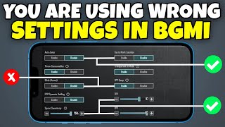 BGMI All New Basic amp Advance SETTINGSCONTROLS  Perfect BGMI Settings Guide  BGMI  Pubg Mobile [upl. by Leirvag409]