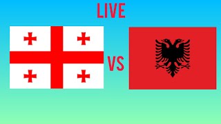 Albania vs Georgia live UEFA Nations League 2024 football match live update [upl. by Konopka366]