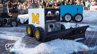 Automatic Snow Clearing Robot Contest [upl. by Seuqcaj]