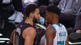 Ben Simmons amp Brandon Miller got HEATED 😳 [upl. by Frost]