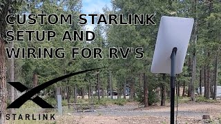 STARLINK FOR RVS  CUSTOM WIRING [upl. by Atiniv807]