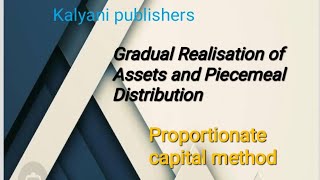 proportionate capital method [upl. by Treblihp]