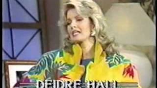 Deidre Hall on the Joan Rivers show in Feb part 1 [upl. by Delfine]