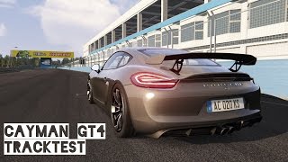 Porsche Cayman GT4 Tracktest  Pure Sound amp Onboard  Assetto Corsa Mod [upl. by Finnegan]