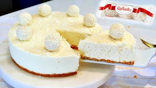 TORTA RAFFAELLO  TORTA CREMOSA DE COCO  A MAIS FÁCIL E DELICIOSA QUE EU JÁ FIZ [upl. by Dlanar]