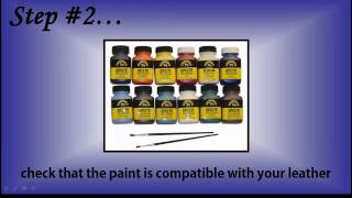 How to Paint Leather [upl. by Aiello]