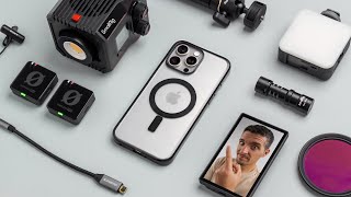 10 ACCESORIOS IMPRESCINDIBLES para GRABAR con Tu iPhone [upl. by Ttirb]