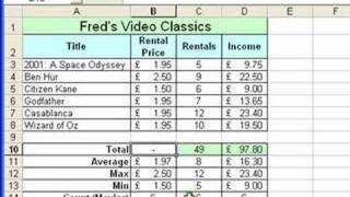 Microsoft Excel Tutorial for Beginners 7  Formatting Pt2 [upl. by Mcadams]