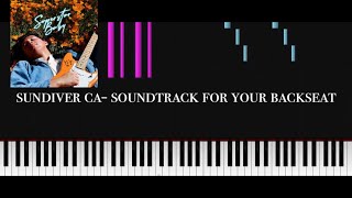 Sundiver Ca Soundtrack for your backseat tiktok viral song piano tutorial by SaltareAd [upl. by Justinian353]