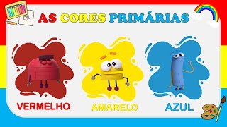 AS CORES PRIMÁRIAS VERMELHO AMARELO E AZUL  EDUCAÇÃO INFANTIL [upl. by Hollingsworth]