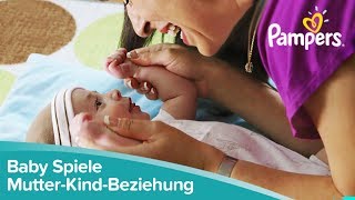 MutterKindBeziehung Baby Spiele amp Spielzeit  Pampers [upl. by Irafat236]